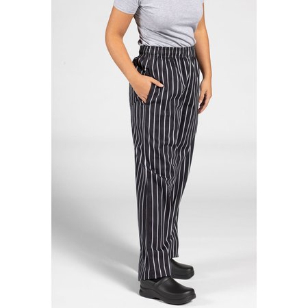 UNCOMMON THREADS Classic Chef Pant 2" Chalk Stripe XS 4005C-4101